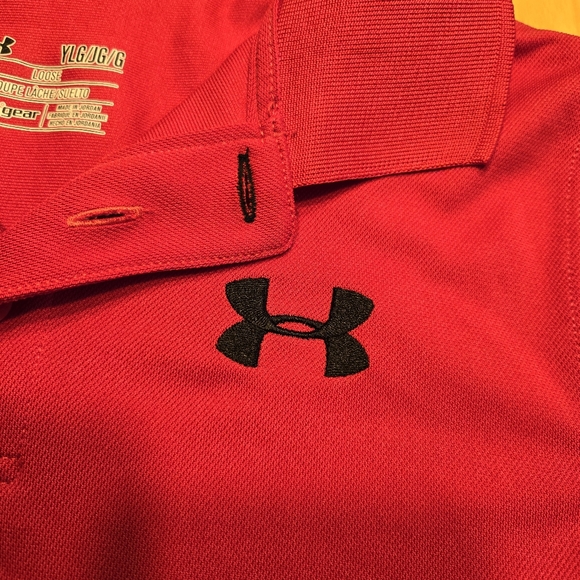 Under Armour Polo Heat Gear Youth Large Loose fit - Picture 4 of 5